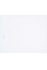Little English LE Scallop Pillowcase Blue