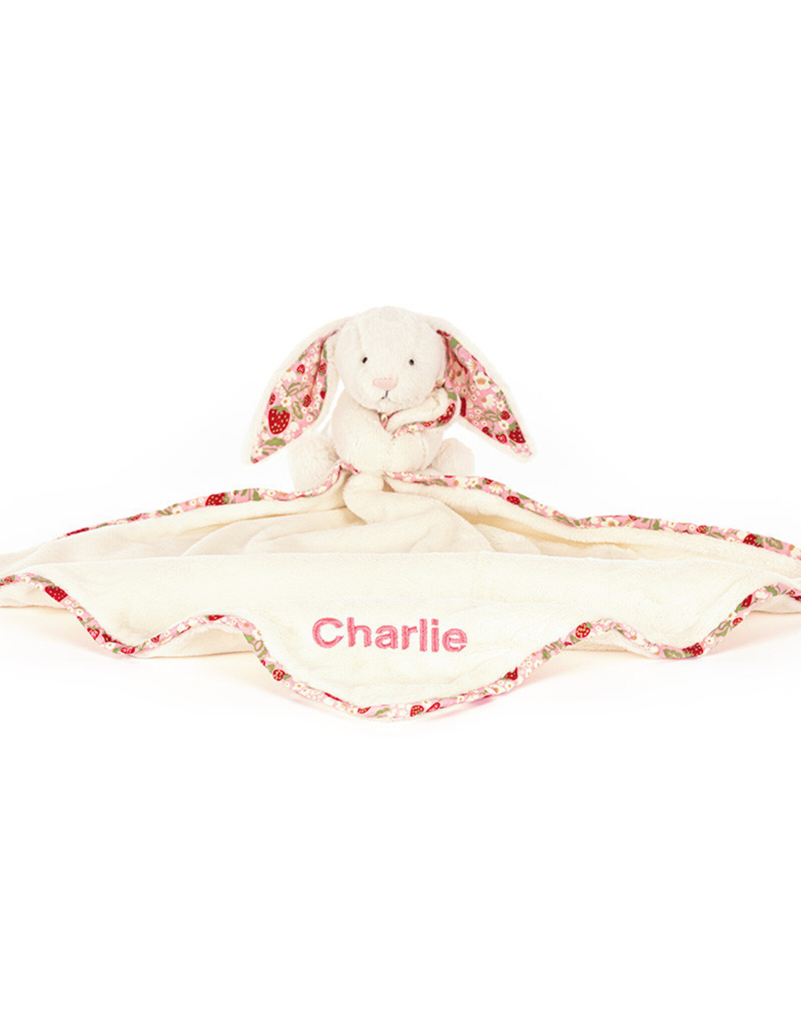 Jellycat Blossom Cream Bunny 'Berry' Soother