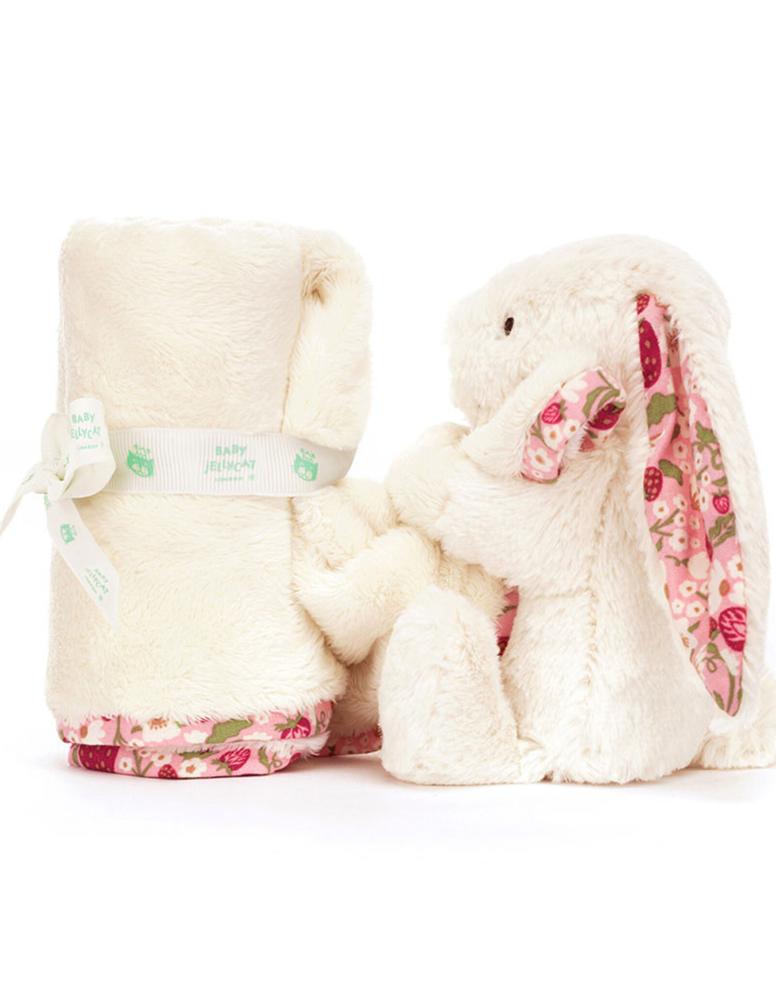 Jellycat Blossom Cream Bunny 'Berry' Soother