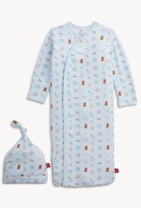 Magnetic Me MM Modal Gown/Hat Set Nursery Nostalgia BLUE