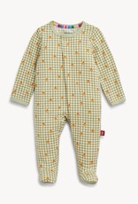 Magnetic Me MM Modal Footie Pumpkin Plaid