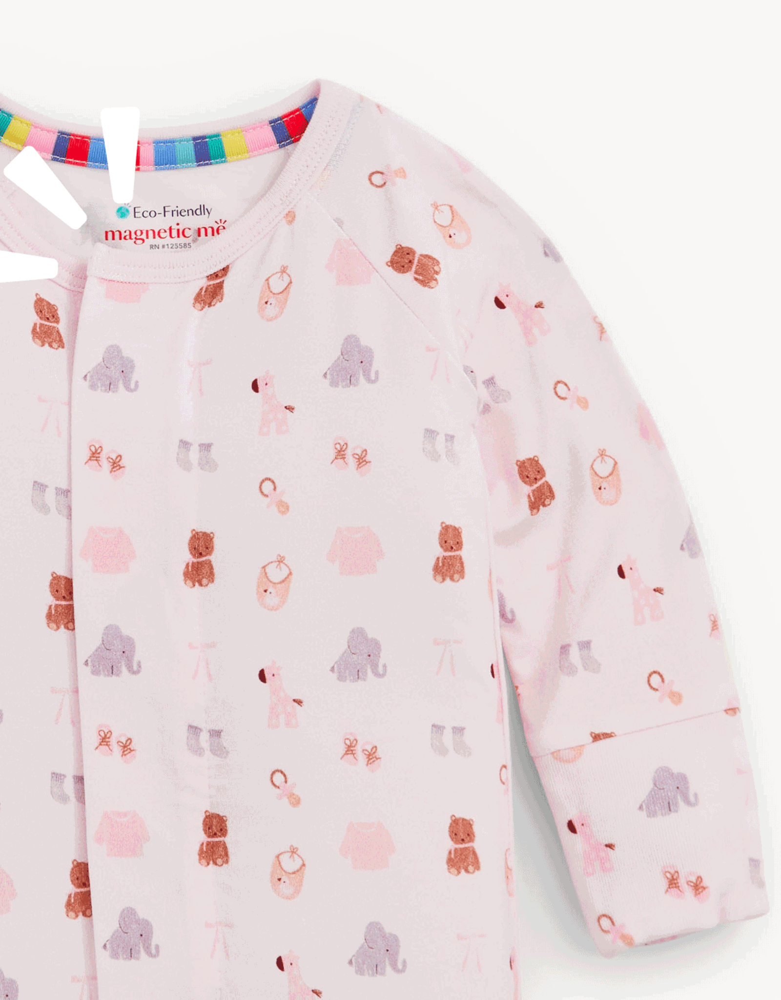 Magnetic Me MM Modal Footie Nursery Nostalgia PINK