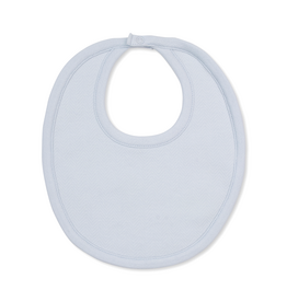 Kissy Kissy Baby Blessings Jacquard Bib BLUE