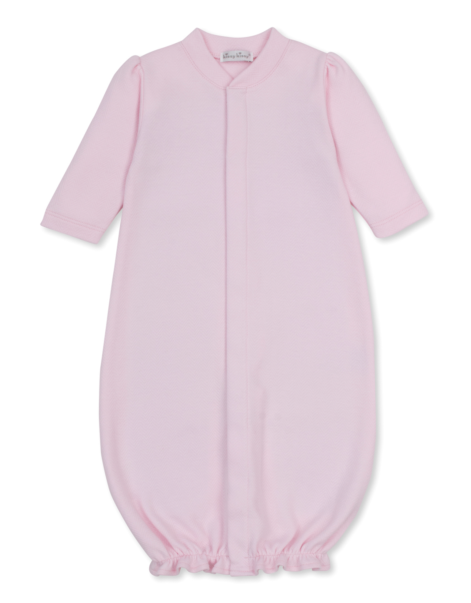 Kissy Kissy Baby Blessings Jacquard Converter Gown PINK