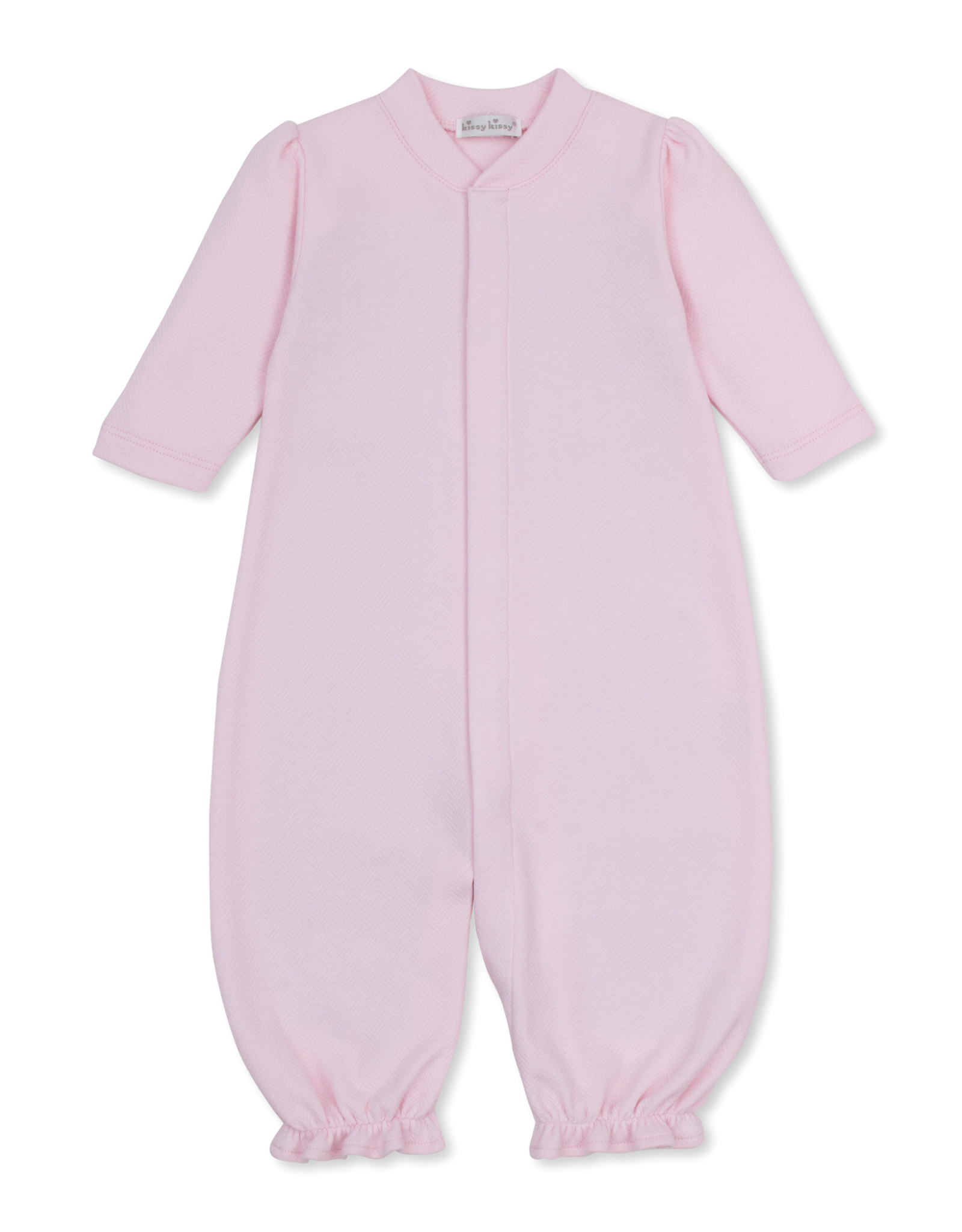 Kissy Kissy Baby Blessings Jacquard Converter Gown PINK