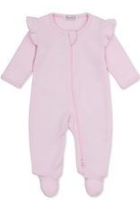Kissy Kissy Baby Blessings Jacquard Zip Footie PINK