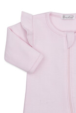 Kissy Kissy Baby Blessings Jacquard Zip Footie PINK
