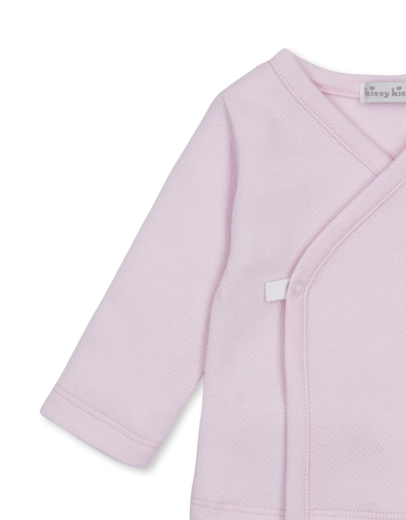 Kissy Kissy Baby Blessings Jacquard Footed Pant Set PINK