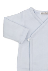 Kissy Kissy Baby Blessings Jacquard Footed Pant Set BLUE