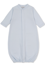 Kissy Kissy Baby Blessings Jacquard Converter Gown BLUE