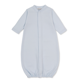 Kissy Kissy Baby Blessings Jacquard Converter Gown BLUE