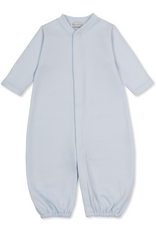 Kissy Kissy Baby Blessings Jacquard Converter Gown BLUE