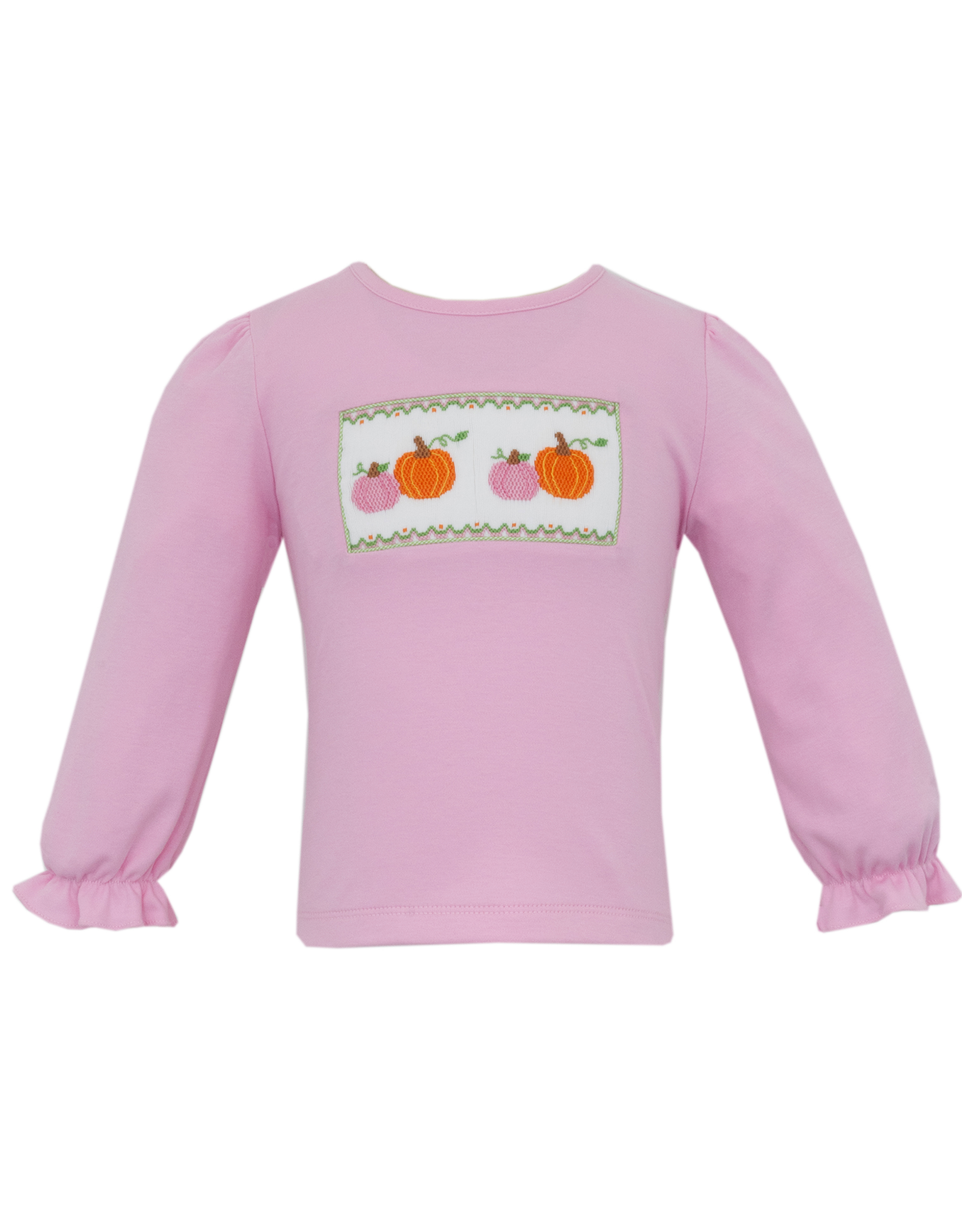 Anavini 500QL2 Pink Pumpkin Smocked Shirt