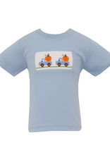 Anavini 301P Blue Pumpkin Smocked Shirt