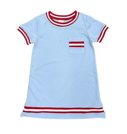Set Proper Landry Dress Game Day Blue