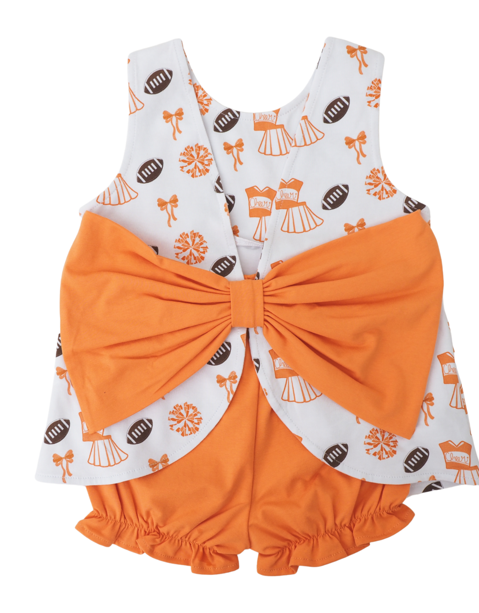 Cypress Row Varsity Orange Blaire Bow Back Set
