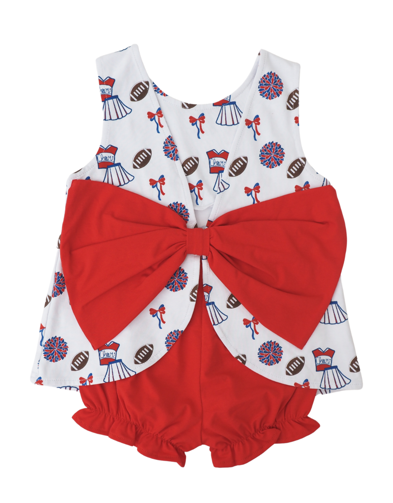 Cypress Row Varsity Red & Blue Blaire Bow Back Set
