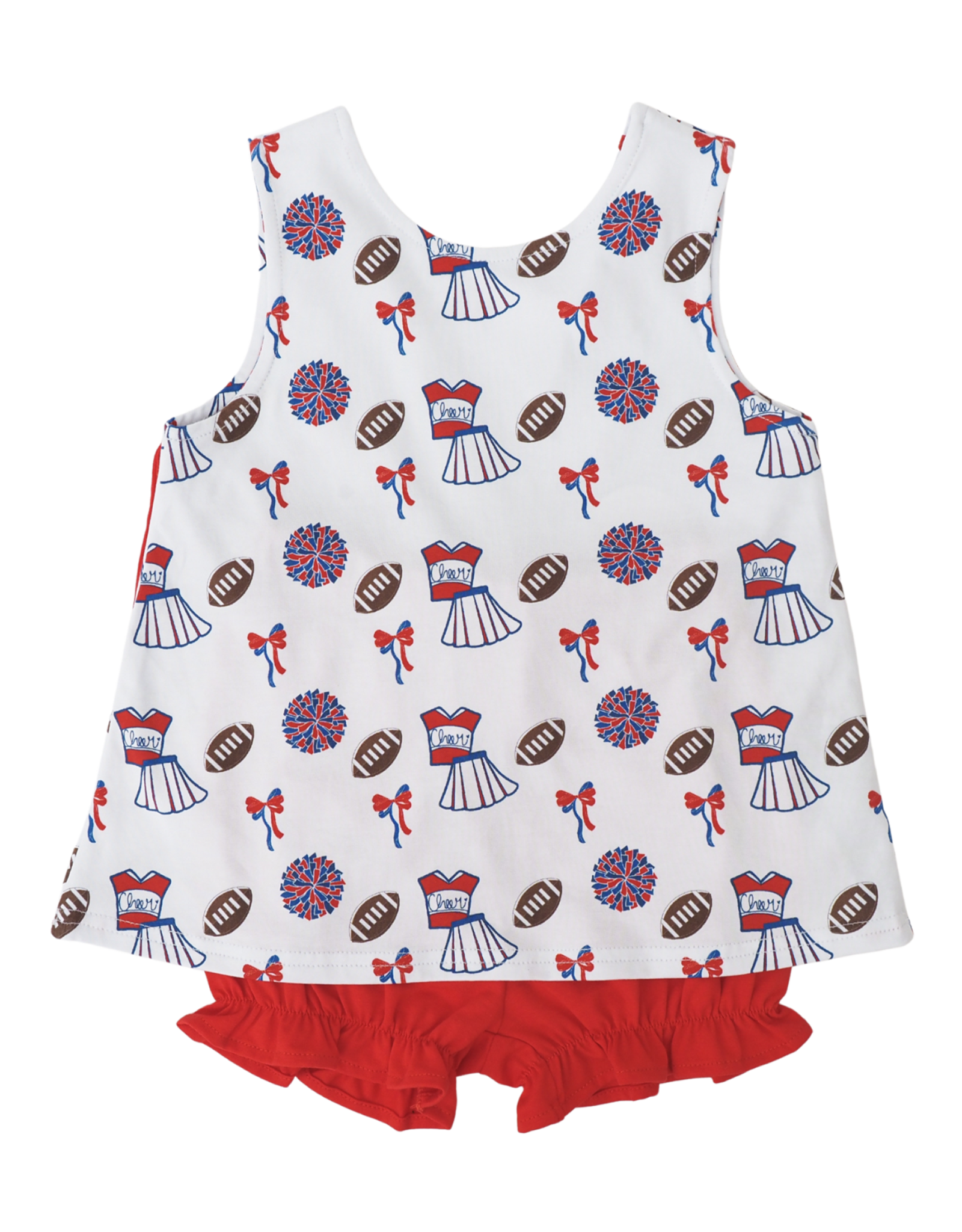 Cypress Row Varsity Red & Blue Blaire Bow Back Set