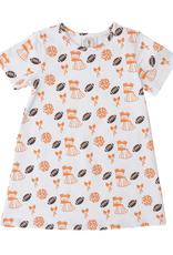 Cypress Row Varsity Orange Susie Swing Dress