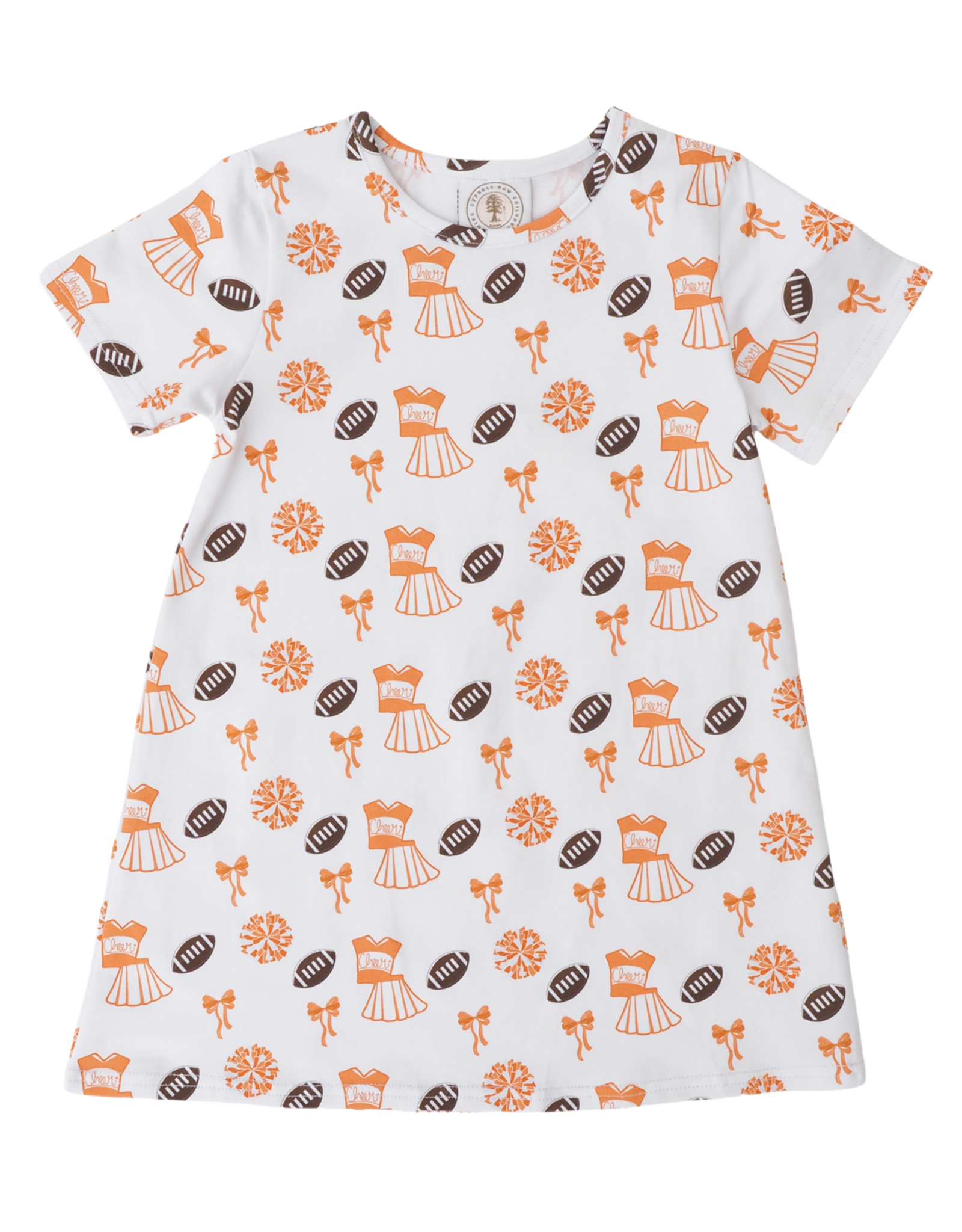 Cypress Row Varsity Orange Susie Swing Dress