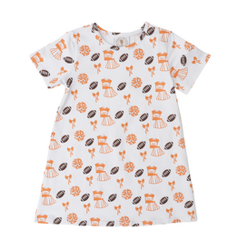 Cypress Row Varsity Orange Susie Swing Dress