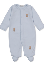Kissy Kissy Teddy Bear Club Footie BLUE