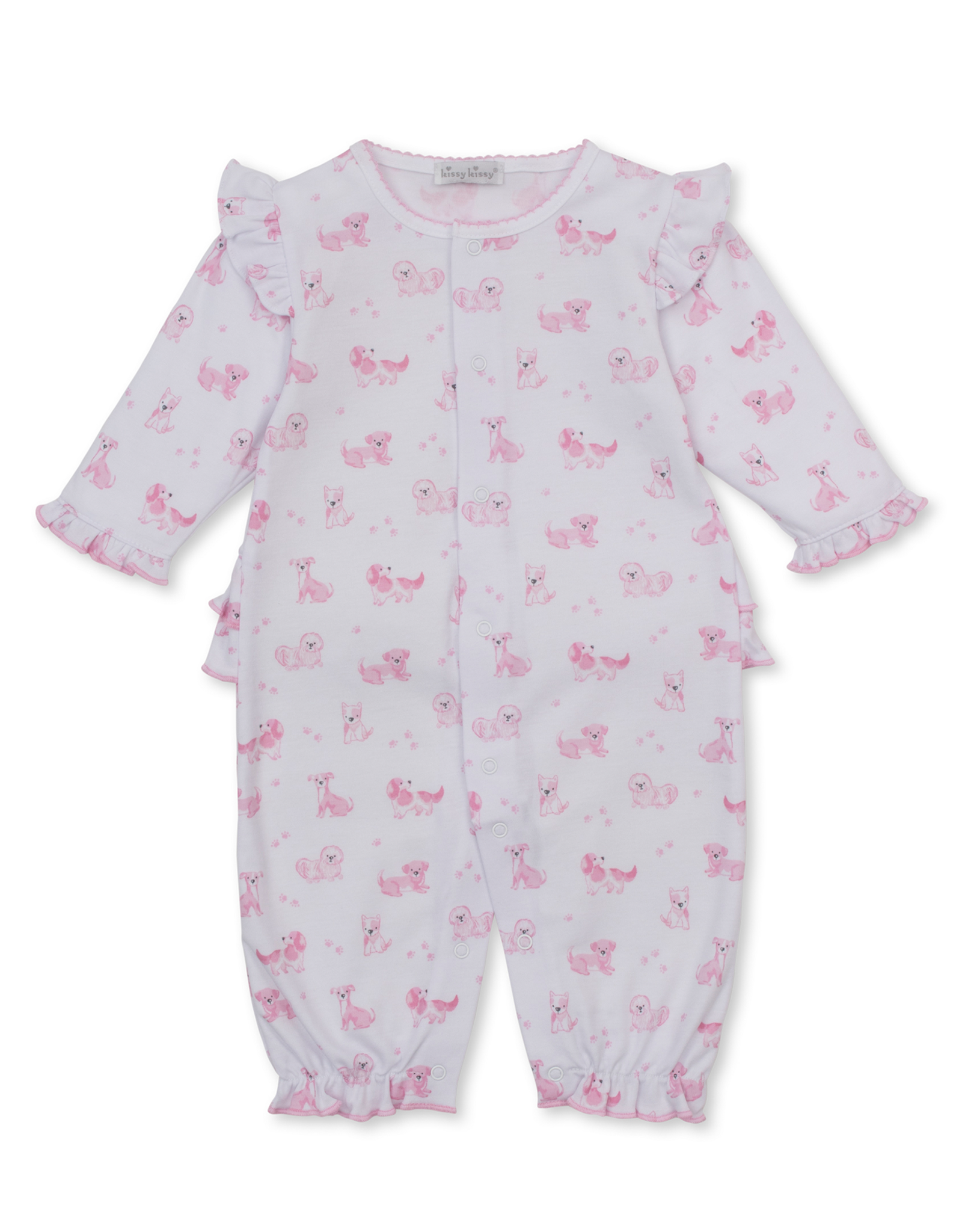 Kissy Kissy Puppy Paws Playsuit PINK