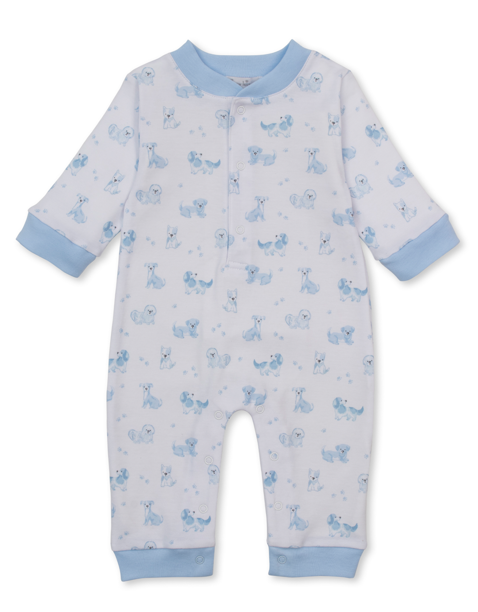 Kissy Kissy Puppy Paws Playsuit BLUE