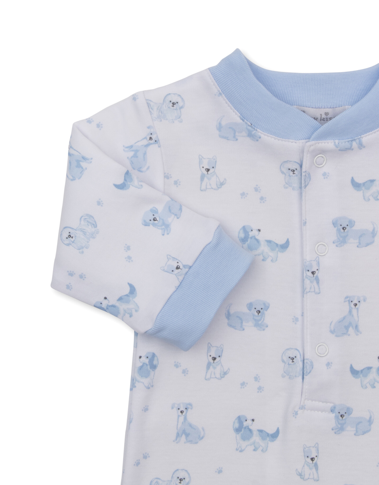 Kissy Kissy Puppy Paws Playsuit BLUE