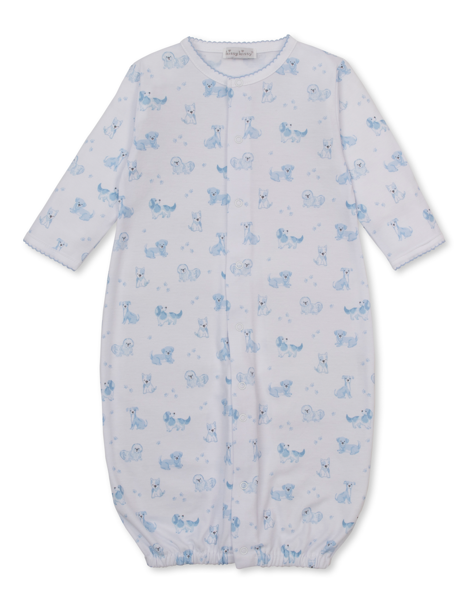 Kissy Kissy Puppy Paws Converter Gown BLUE