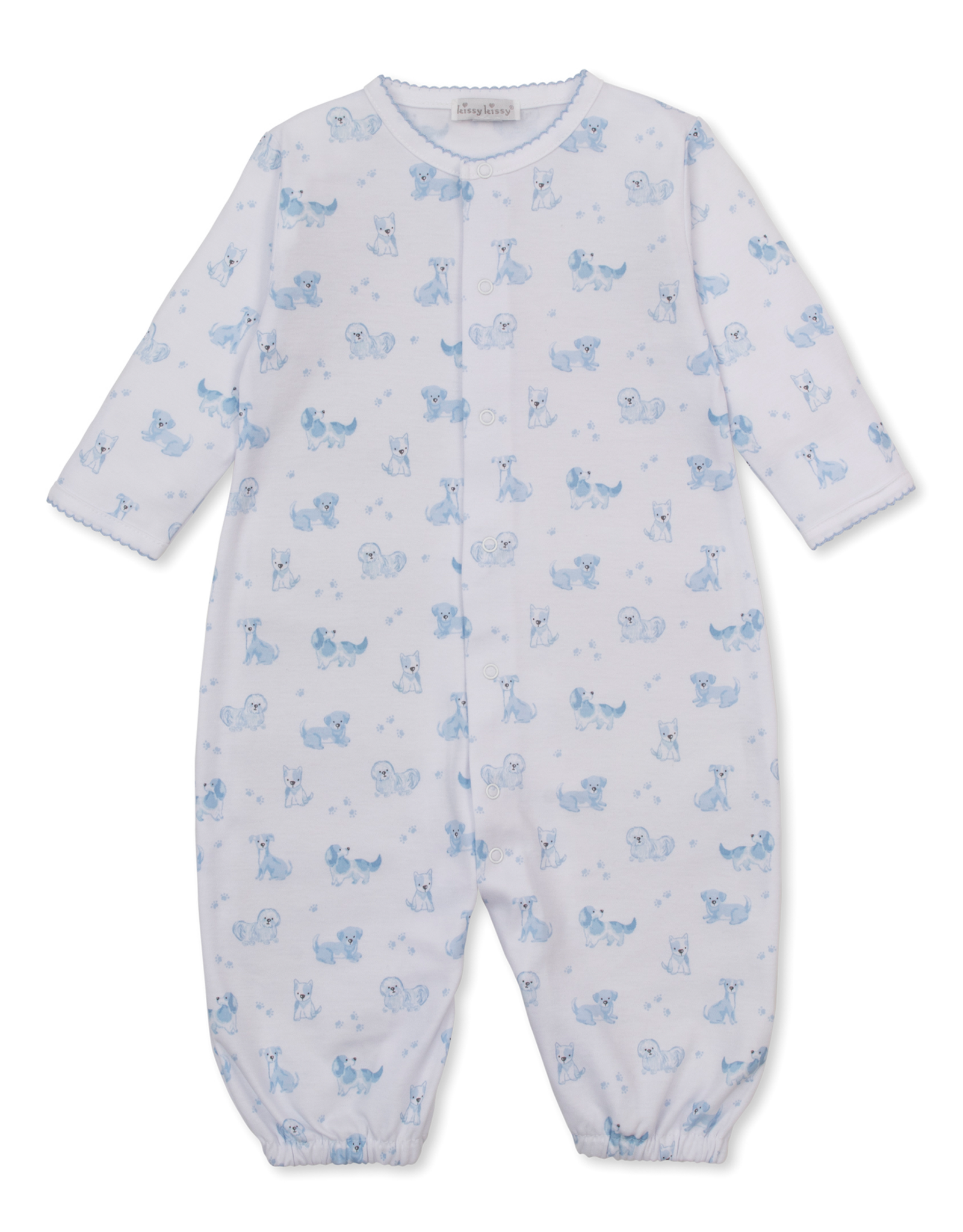 Kissy Kissy Puppy Paws Converter Gown BLUE
