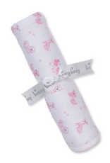 Kissy Kissy Puppy Paws Blanket PINK