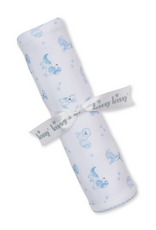 Kissy Kissy Puppy Paws Blanket BLUE