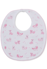 Kissy Kissy Puppy Paws Bib PINK