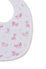 Kissy Kissy Puppy Paws Bib PINK