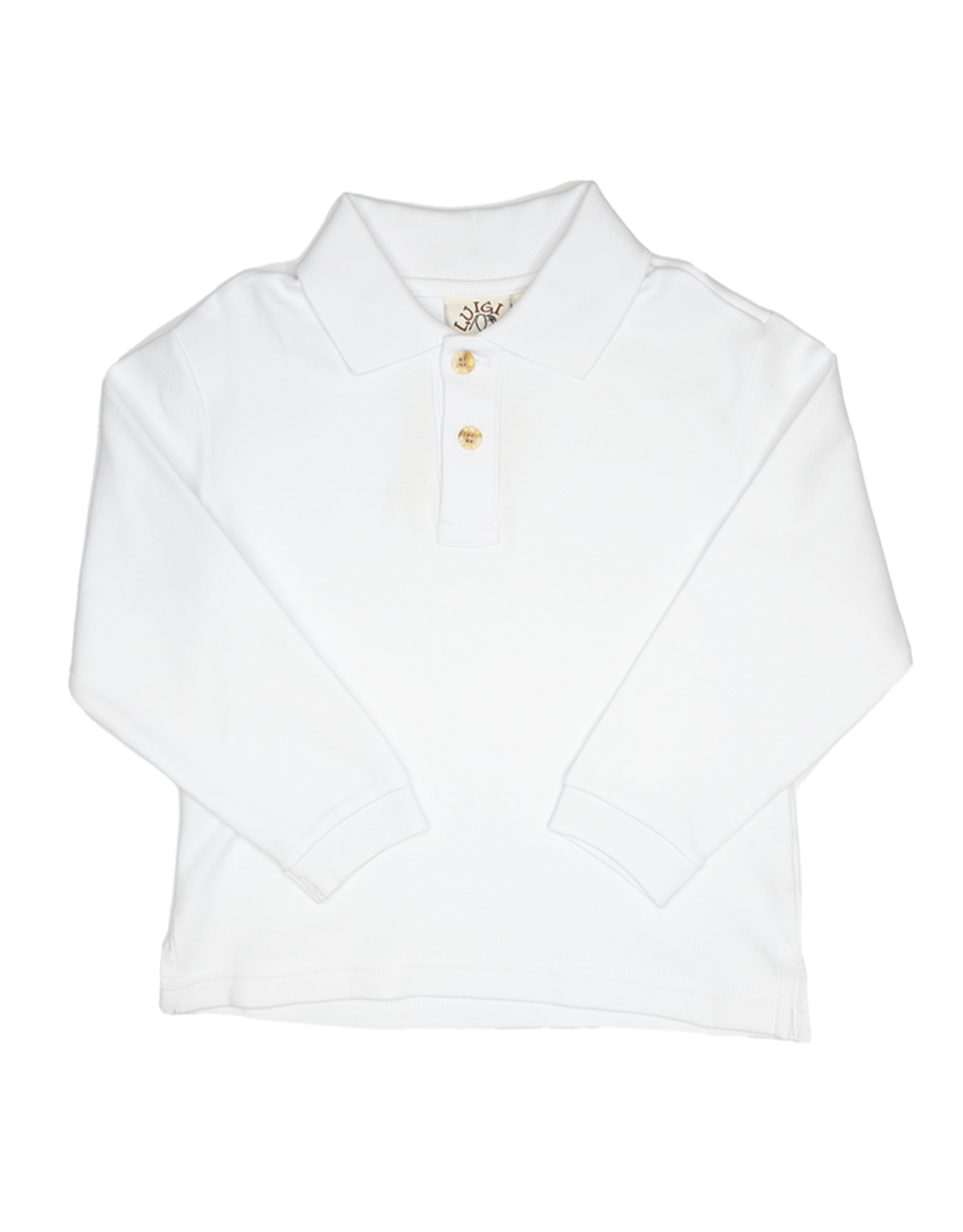 Luigi ITP014 LS Polo White 1