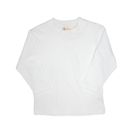 Luigi Long Sleeve Solid Shirt White