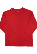 Luigi T002 LS Solid Shirt Red