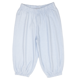 Luigi Light Blue Gingham Bloomer Pant