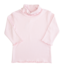 Luigi Lettuce Edge Turtle Neck Pink
