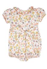 Lulu Bebe LBF26 Rosie Fall Floral Smocked Bubble