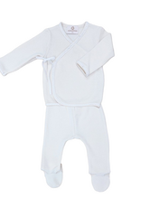 Miocotton MC Milen Special Knit Kimono Set WHITE