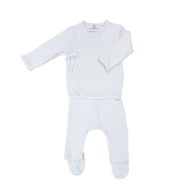 Miocotton Milen Special Knit Kimono Set WHITE