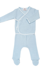 Miocotton MC Milen Special Knit Kimono Set BLUE