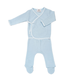 Miocotton Milen Special Knit Kimono Set BLUE