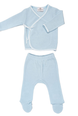 Miocotton MC Milen Special Knit Kimono Set BLUE