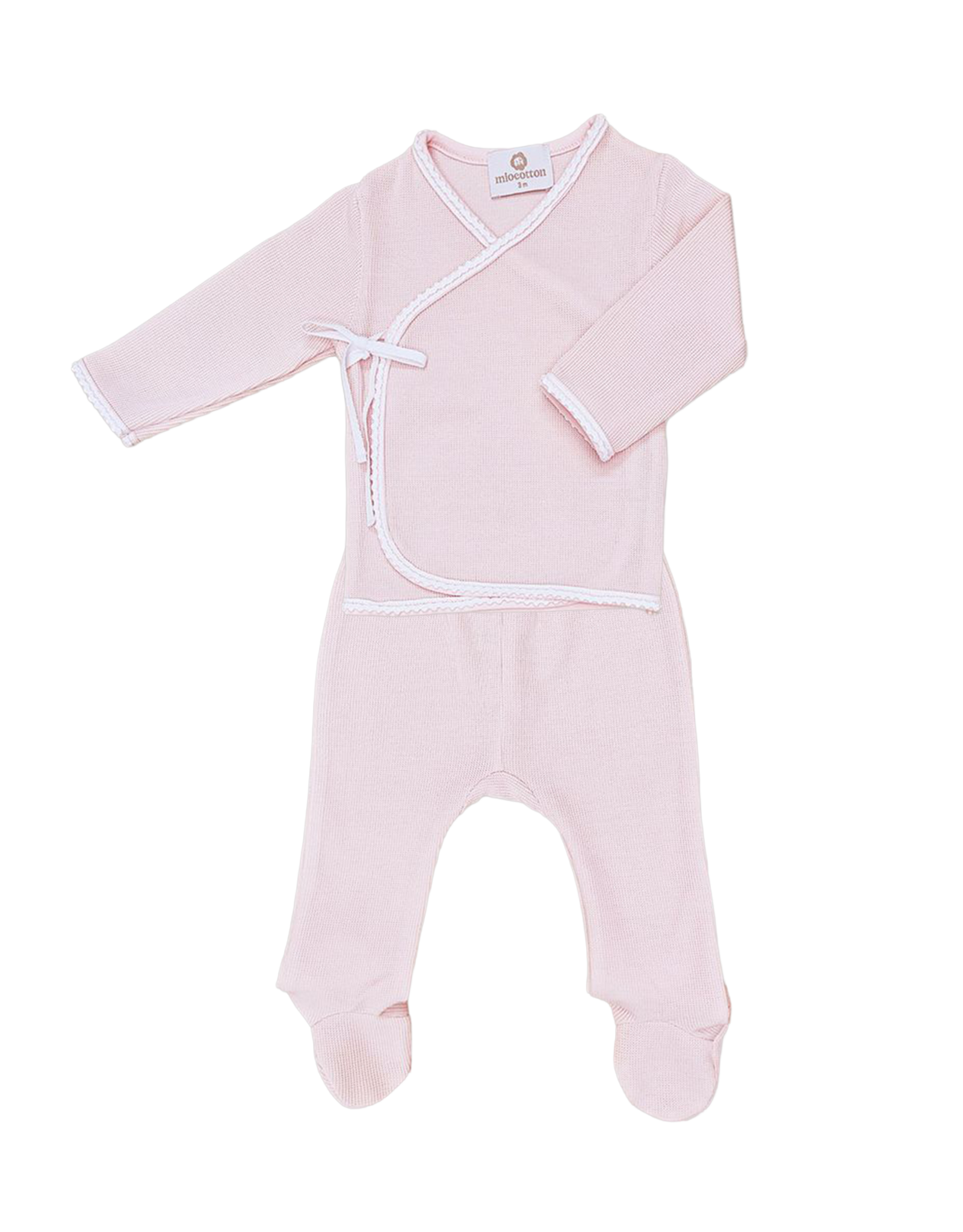 Miocotton MC Milen Special Knit Kimono Set PINK