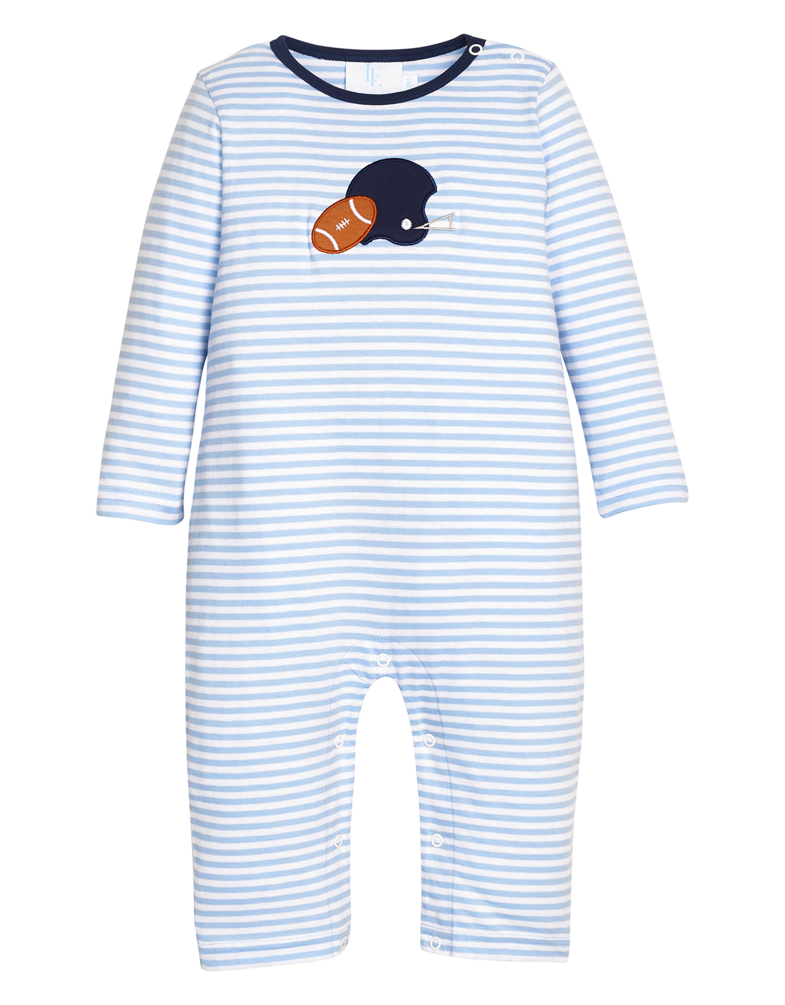 Little English LEF26 Applique Football Helmet Romper