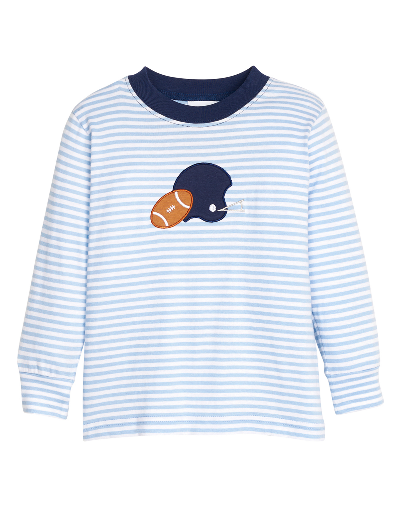 Little English LEF26 Applique Football Helmet Shirt