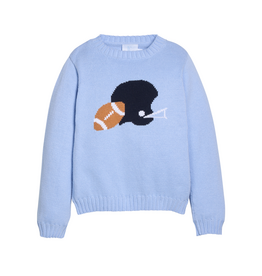 Little English Intarsia Sweater Football Helmet
